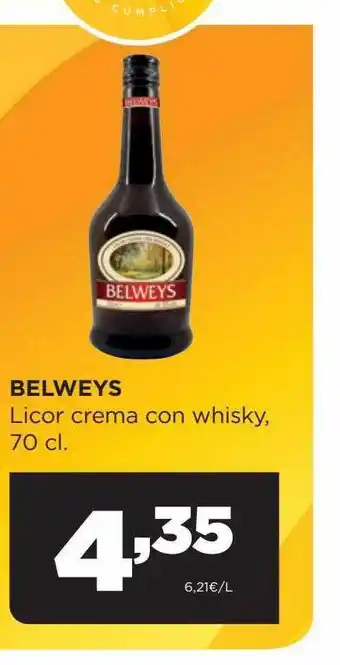 Alimerka Belweys licor crema con whisky oferta