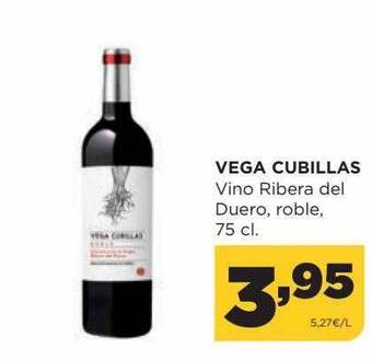 Alimerka Vega cubillas vino ribera del duero roble oferta