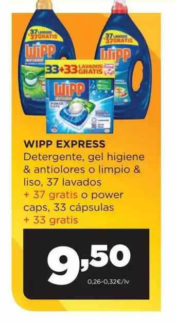 Alimerka Wip express detergente* oferta