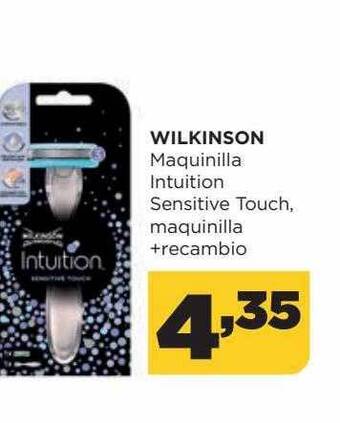 Alimerka Wilkinson maquinilla intuition sensitive touch, maquinilla + recambio oferta