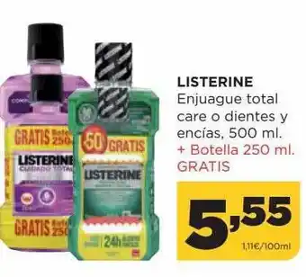 Alimerka Listerine enjuague total care o dientes y encías oferta