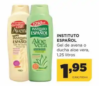 Alimerka Instituto español gel de avena o ducha aloe vera oferta