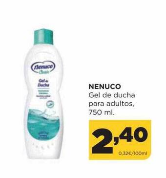 Alimerka Nenuco gel de ducha para adultos oferta