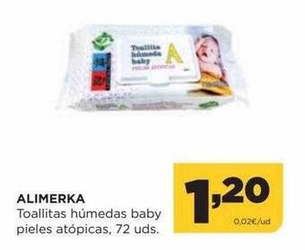 Alimerka Alimerka toallitas húmedas baby pieles atópicas oferta