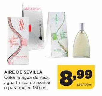 Alimerka Aire de sevilla colonia agua de rosa agua fresca de azahar o para mujer oferta