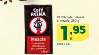 HiperDino Reina café natural o mezcla oferta