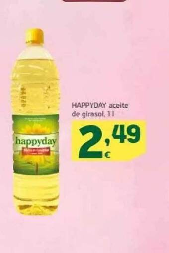 HiperDino Happyday aceite de girasol oferta