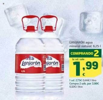 HiperDino Lanjarón agua mineral natural oferta