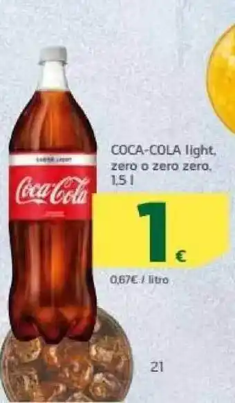 HiperDino Coca-cola light zero o zero zero oferta