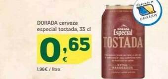 HiperDino Dorada cerveza especial tostada oferta