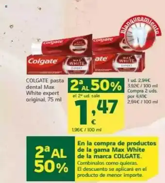 HiperDino Colgate pasta dental oferta