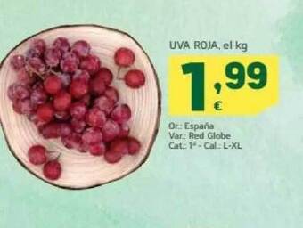 HiperDino Uva roja oferta