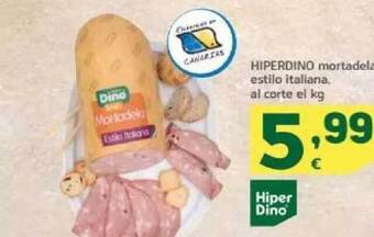 HiperDino Hiperdino mortadela estilo italiana oferta