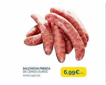 Supermercados La Despensa Salchicha fresca de cerdo duroc oferta