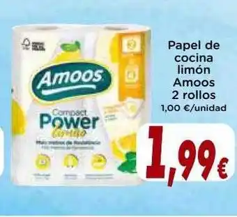 Supermercados Piedra Papel de cocina limón amoos oferta