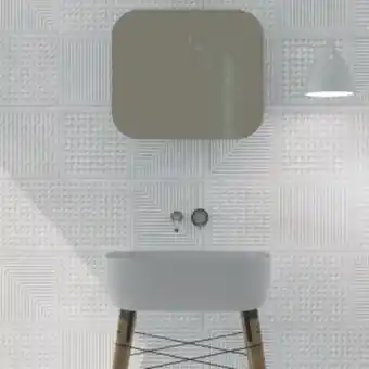 Brico Depôt Azulejo porcelánico blanco mate lock light decor 30 x 90 cm oferta
