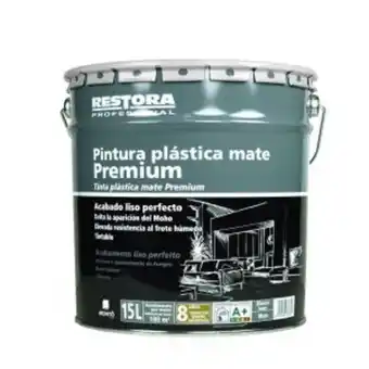 Brico Depôt Pintura plástica blanca mate restora premium 15 l oferta