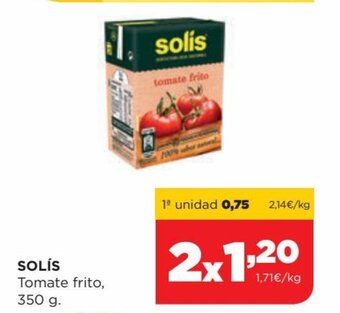 Alimerka Solís Tomate frito 350 g oferta