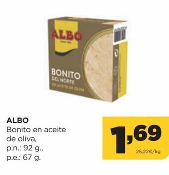 Alimerka Albo Bonito en aceite de oliva oferta
