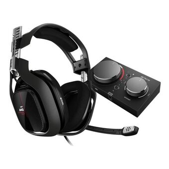MediaMarkt Auriculares gaming - astro a40 tr + mixamp pro tr, de diadema, con cable, multiplataforma, micrófono, negro oferta