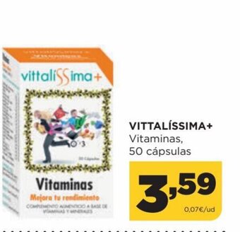 Alimerka Vittalíssima + Vitaminas 50 capsulas oferta