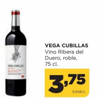 Alimerka Vega Cubillas Vino Ribera del Duero roble 75 cl oferta