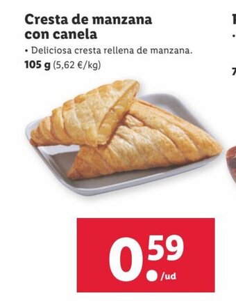 Lidl Cresta De Manzana Con Canela oferta