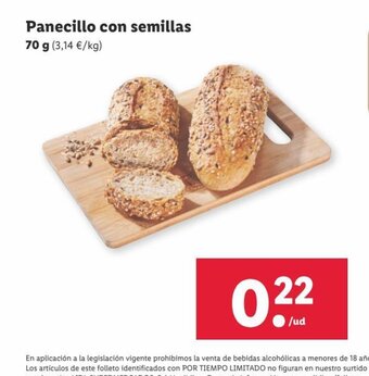 Lidl Panecillo Con Semillas oferta