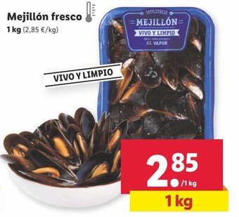 Lidl Mejillón fresco oferta
