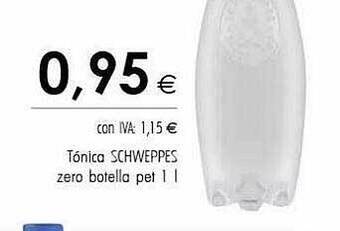 Cash Ifa Tónica schweppes zero oferta