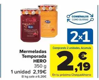 Carrefour Market Mermeladas temporada hero oferta