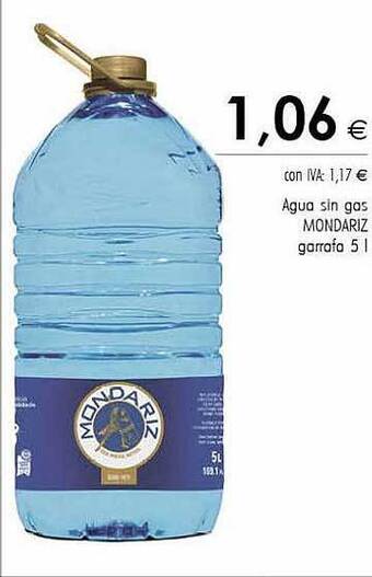 Cash Ifa Agua sin gas mondariz garrafa 5l oferta