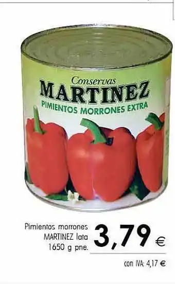 Cash Ifa Pimientos morrones martinez oferta