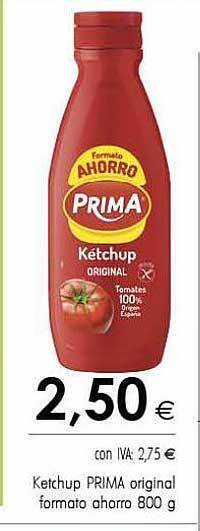 Ketchup prima original formato ahorro