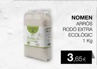Plusfresc Nomen arròs rodó extra ecològic oferta
