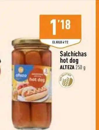 Supermercados Deza Salchichas hot dog alteza oferta