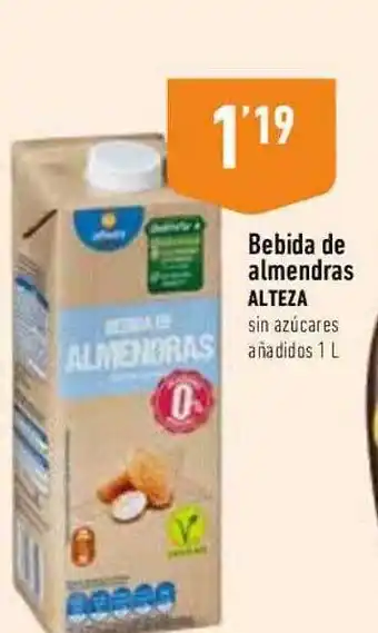 Supermercados Deza Bebida de almendras alteza oferta
