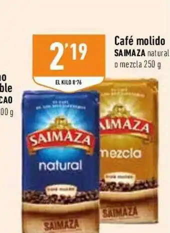 Supermercados Deza Café molido saimaza oferta