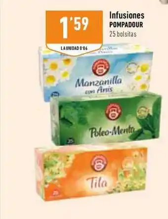 Supermercados Deza Infusiones pompadour oferta