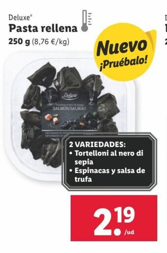Lidl Pasta Rellena oferta