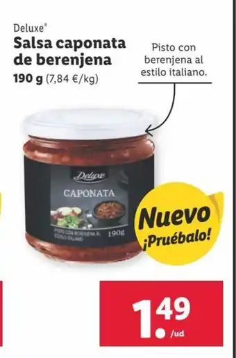Lidl Salsa Caponata De Berenjena oferta
