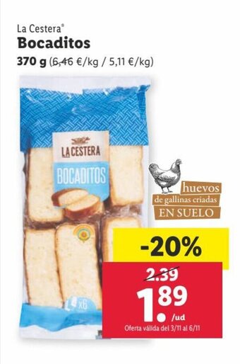 Lidl Bocaditos oferta