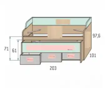 Tuco Cama compacta con corona corban oferta