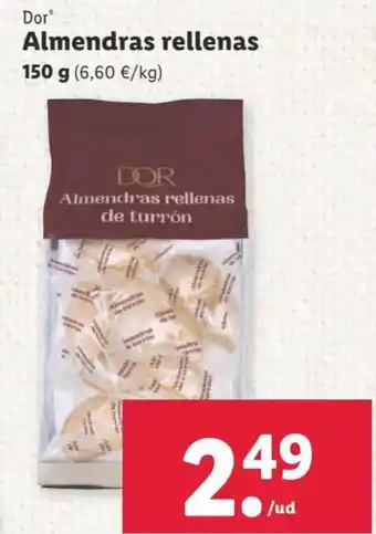 Lidl Almendras Rellenas oferta