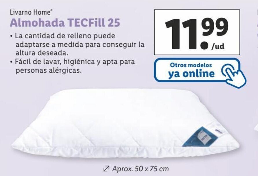 Lidl discount online almohadas