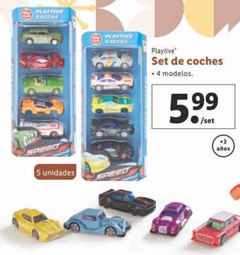 Lidl Set de Coches oferta
