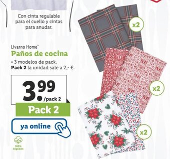 Lidl Paños de Cocina oferta