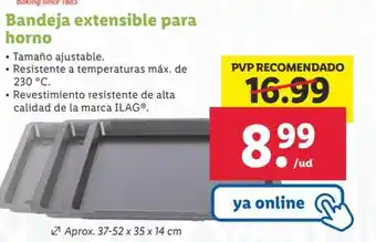 Lidl Bandeja Extensible Para Horno oferta