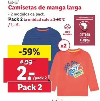 Lidl Camisetas de Manga Larga oferta