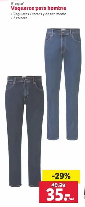 Lidl Vaqueros Para Hombre oferta